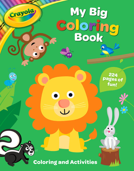 Crayola: My Big Coloring Book (a Crayola My Big Coloring Activity Book for Kids) -- Buzzpop, Paperback
