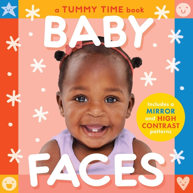 Baby Faces (a Tummy Time, High Contrast, Accordion Board Book with Mirror for Infants) -- Little Bee Books, Board Book
