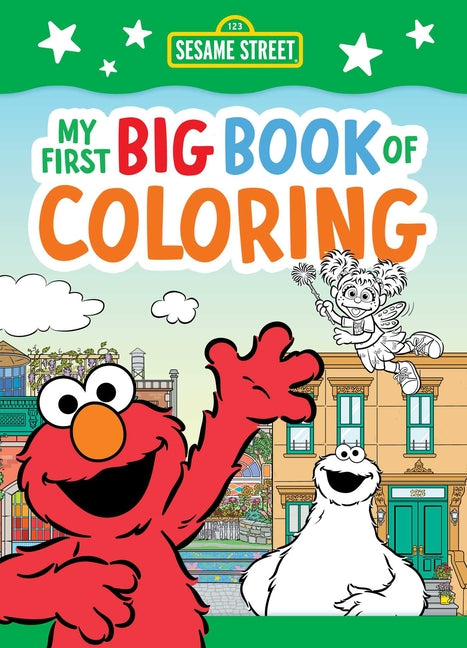 Sesame Street: My First Big Book of Coloring (a Sesame Street Coloring Book for Kids) -- Buzzpop, Paperback