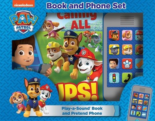Nickelodeon Paw Patrol: Calling All Pups Book and Phone Sound Book Set [With Toy and Battery] -- Pi Kids, Paperback