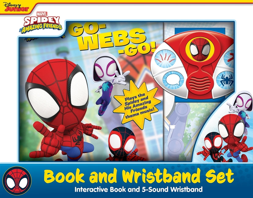 Disney Junior Marvel Spidey and His Amazing Friends: Go-Webs-Go! Book and 5-Sound Wristband Set [With Battery] -- Pi Kids, Other