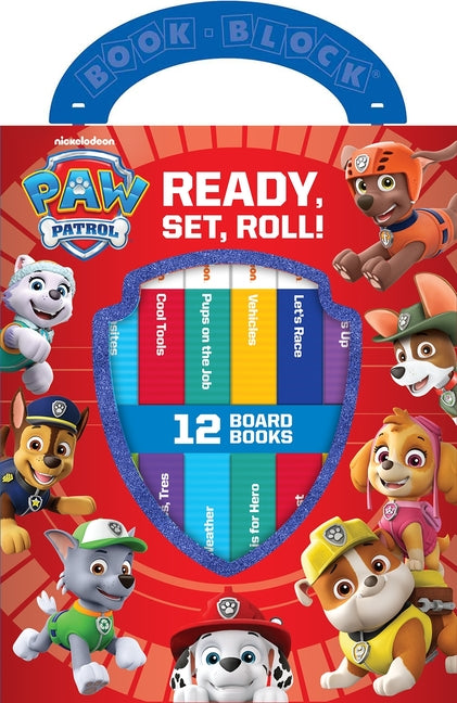 Nickelodeon Paw Patrol: Ready, Set, Roll! 12 Board Books -- Pi Kids, Board Book
