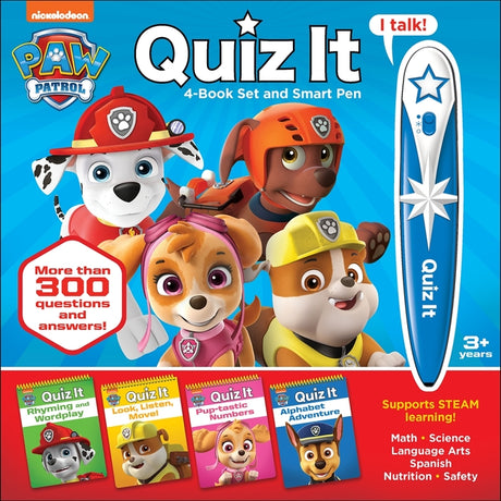 Nickelodeon Paw Patrol: Quiz It 4-Book Set and Smart Pen [With Battery] -- Pi Kids, Other