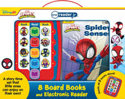 Marvel Spidey and His Amazing Friends: Me Reader Jr 8 Board Books and Electronic Reader Sound Book Set [With Battery] by Pi Kids