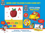 Nickelodeon Paw Patrol: Let's Learn and Play! Book and Talking Flash Card Sound Book Set [With Battery] by Pi Kids