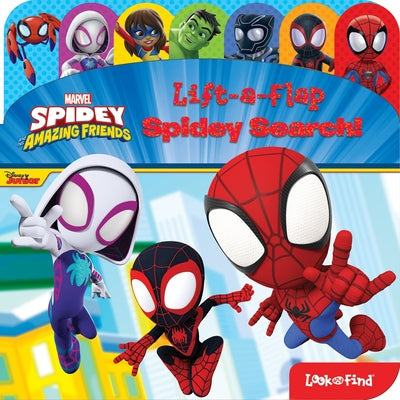 Spidey and His Amazing Friends: Spidey Search! Lift-A-Flap Look and Find -- Pi Kids, Board Book