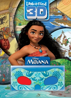 Disney Moana: Look and Find 3D -- Pi Kids, Hardcover