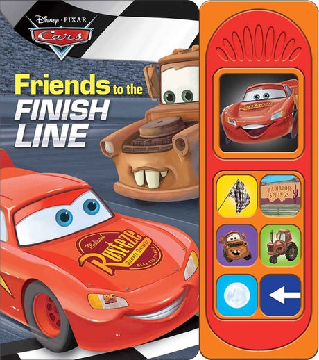 Disney Pixar Cars: Friends to the Finish Line Sound Book [With Battery] -- Pi Kids, Board Book