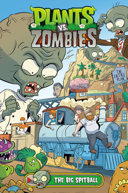 Plants vs. Zombies Volume 24: The Big Spitball by Tobin, Paul