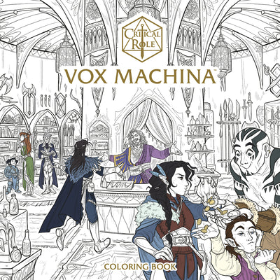 Critical Role: Vox Machina Coloring Book -- Critical Role, Paperback