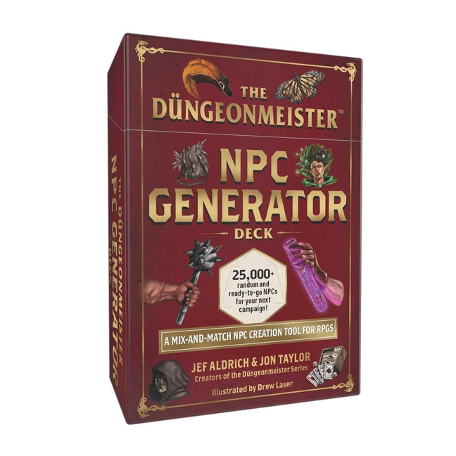 The Düngeonmeister Npc Generator Deck: A Mix-And-Match Npc Creation Tool for Rpgs -- Jef Aldrich, Other
