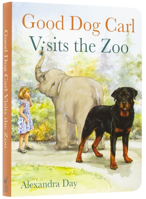 Good Dog Carl Visits the Zoo Board Book -- Alexandra Day, Board Book
