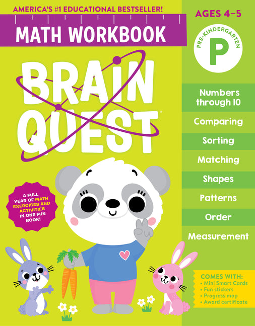 Brain Quest Math Workbook: Pre-Kindergarten by Workman Publishing