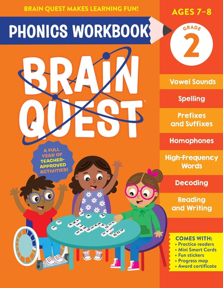 Brain Quest Phonics Workbook: Grade 2 -- Workman Publishing, Paperback