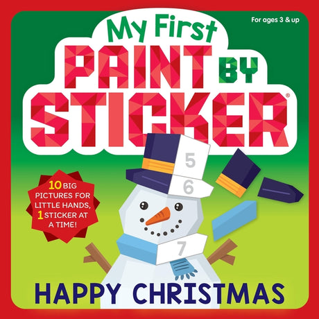 My First Paint by Sticker: Happy Christmas -- Workman Publishing, Paperback