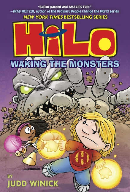 Hilo Book 4: Waking the Monsters: (A Graphic Novel) -- Judd Winick, Hardcover