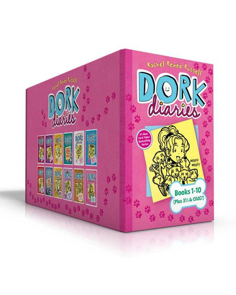 Dork Diaries Books 1-10 (Plus 3 1/2 & Omg!) (Boxed Set): Dork Diaries 1; Dork Diaries 2; Dork Diaries 3; Dork Diaries 3 1/2; Dork Diaries 4; Dork Diar -- Rachel Renée Russell, Boxed Set