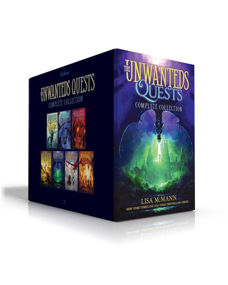 The Unwanteds Quests Complete Collection (Boxed Set): Dragon Captives; Dragon Bones; Dragon Ghosts; Dragon Curse; Dragon Fire; Dragon Slayers; Dragon -- Lisa McMann, Paperback