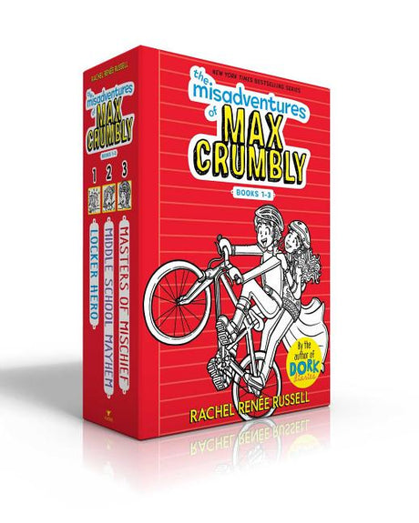 The Misadventures of Max Crumbly Books 1-3 (Boxed Set): The Misadventures of Max Crumbly 1; The Misadventures of Max Crumbly 2; The Misadventures of M -- Rachel Renée Russell, Boxed Set