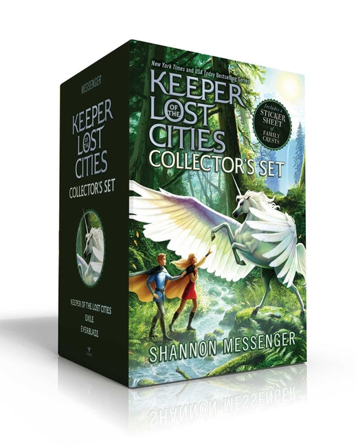 Keeper of the Lost Cities Collector's Set (Includes a Sticker Sheet of Family Crests) (Boxed Set): Keeper of the Lost Cities; Exile; Everblaze -- Shannon Messenger, Paperback