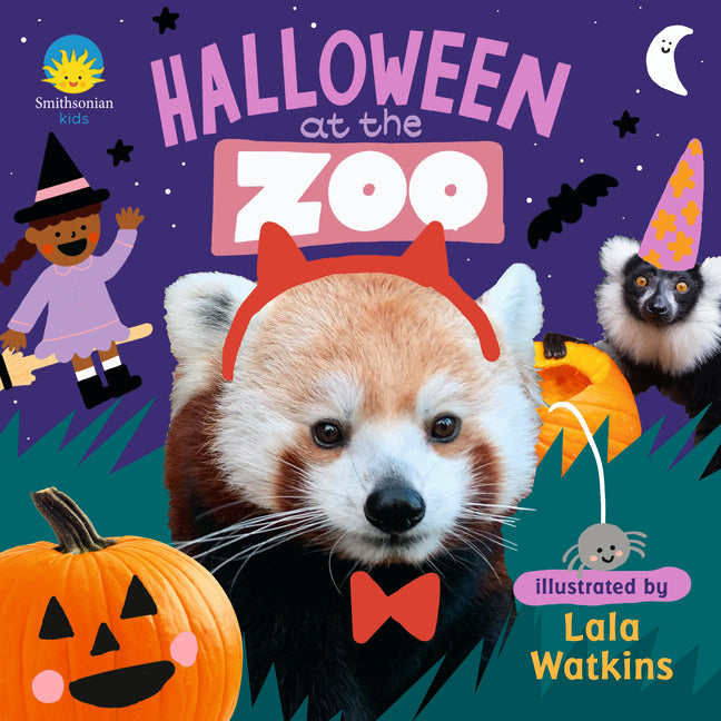 Halloween at the Zoo: (A Rhyming Board Book for Babies, Toddlers, Preschoolers, and Kids Ages 2-5) -- Smithsonian Institute, Board Book