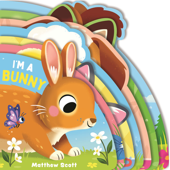 I'm a Bunny: (A Shaped Board Book Full of Animal Sounds, Lively Rhymes, and Interactive Fun for Babies and Toddlers) -- Carly Blake, Board Book