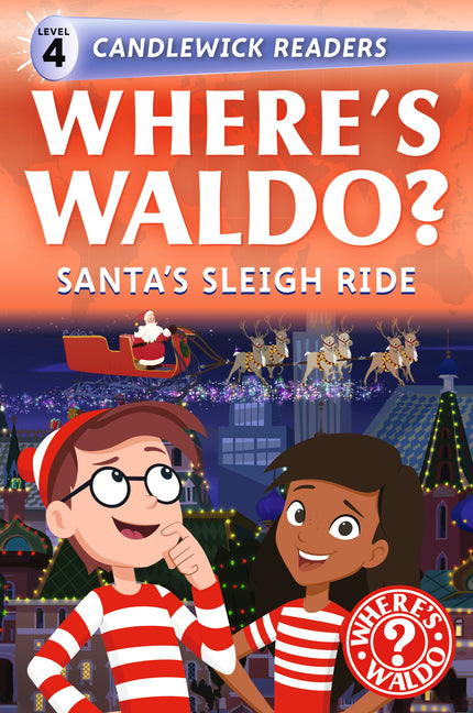 Where's Waldo? Santa's Sleigh Ride: Early Reader (a Christmas Search-And-Find Adventure for Beginning Readers and Kids Ages 4-8) -- Candlewick Press, Paperback