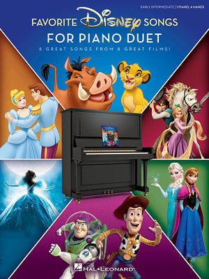 Favorite Disney Songs for Piano Duet: 1 Piano, 4 Hands / Early Intermediate National Federation of Music Clubs 2024-2028 Selection by Hal Leonard Corp
