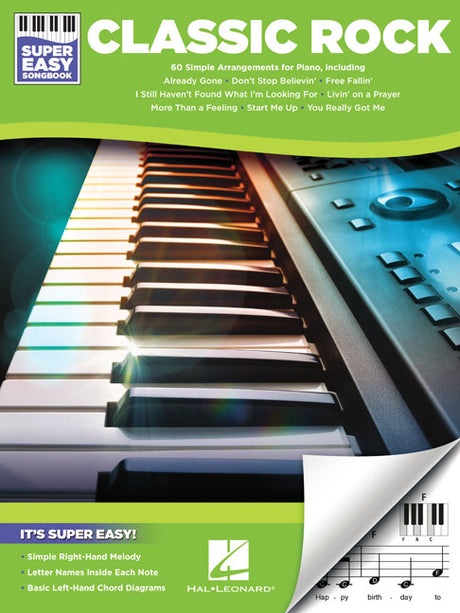 Classic Rock - Super Easy Songbook -- Hal Leonard Corp, Paperback