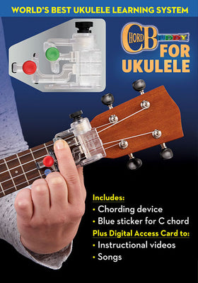 Chordbuddy for Ukulele - Complete Learning Package: Includes Chordbuddy for Ukulele Device and Digital Access Card for Instructional Videos and Songs by