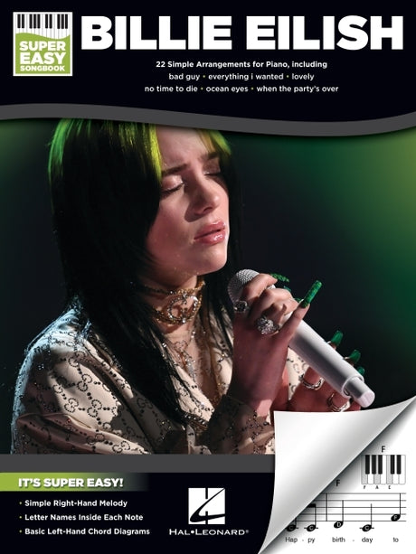 Billie Eilish - Super Easy Songbook -- Billie Eilish, Paperback