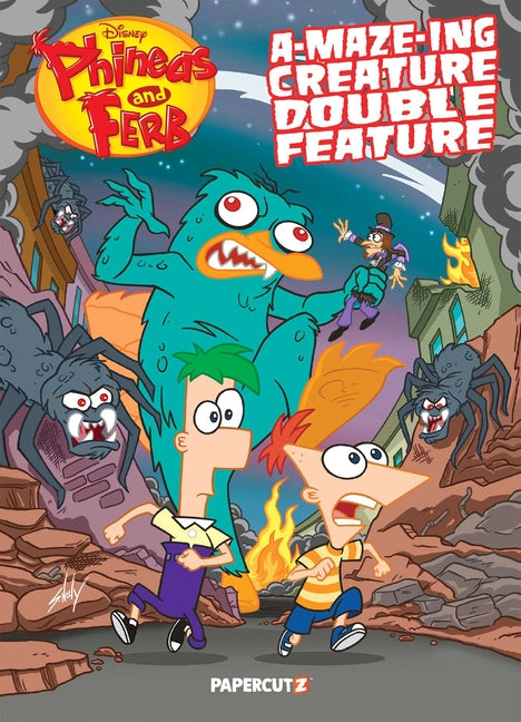 Disney Phineas and Ferb's A-Maze-Ing Creature Double Feature -- The Disney Comics Group, Hardcover