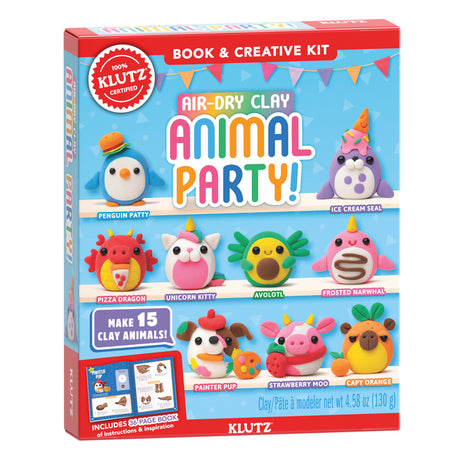 Air-Dry Clay Animal Party! -- Klutz, Hardcover
