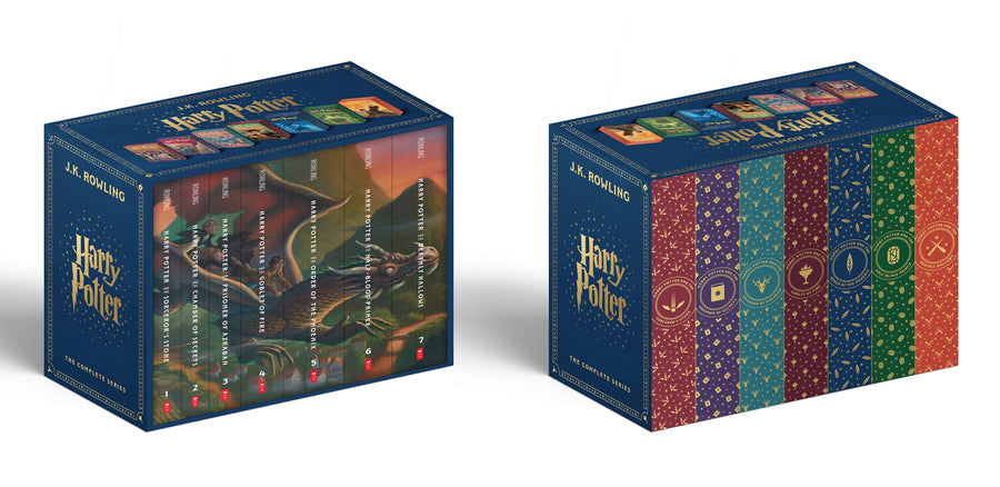 Harry Potter Paperback Box Set Books 1-7 (Deluxe Edition with Stenciled Edges) -- J. K. Rowling, Boxed Set