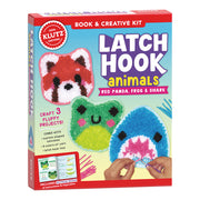 Latch Hook Animals: Red Panda, Frog & Shark by Klutz