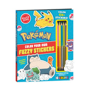Pokémon Color Your Own Fuzzy Stickers by Klutz Press