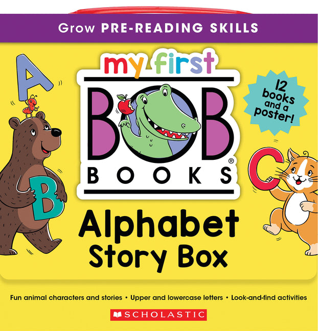 My First Bob Books - Alphabet Story Box Phonics, Letter Sounds, Ages 3 and Up, Pre-K (Reading Readiness) -- Lynn Maslen Kertell, Hardcover