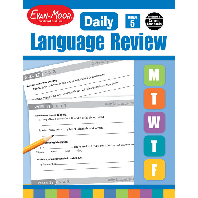 Daily Language Review Grade 5 Te -- Evan-Moor, Paperback