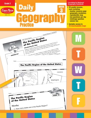 Daily Geography Practice Grade 3: EMC 3712 -- Evan-Moor Educational Publishers, Paperback