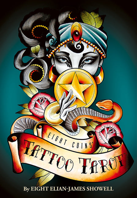 Eight Coins' Tattoo Tarot by (Aka Lana Zellner), Eight