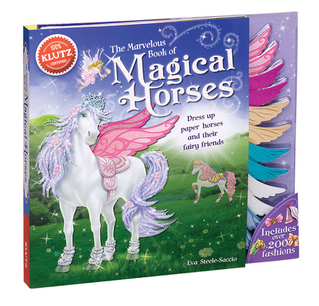 Magical Horses [With Storage Envelope and 6 Paper Horses, 3 Paper-Doll Fairies, 4 Background and Punch-Out(s)] -- Klutz, Novelty