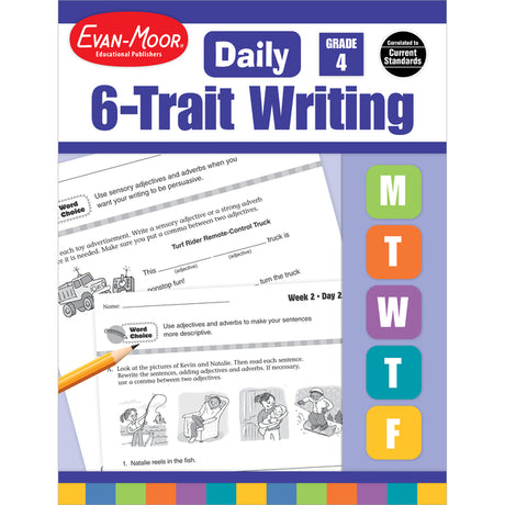 Daily 6-Trait Writing Grade 4 Te -- Evan-Moor Educational Publishers, Paperback