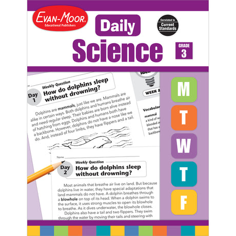 Daily Science, Grade 3 Te-Ls Cpq -- Evan-Moor Educational Publishers, Paperback