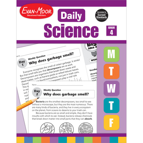 Daily Science, Grade 4 Te-Ls Cpq -- Evan-Moor Educational Publishers, Paperback