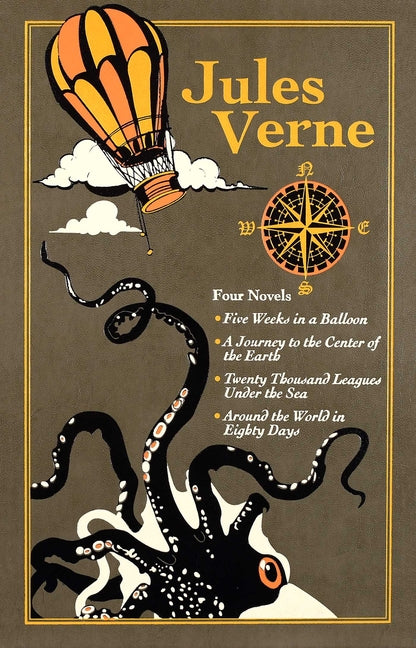 Jules Verne: Four Novels -- Jules Verne, Leather