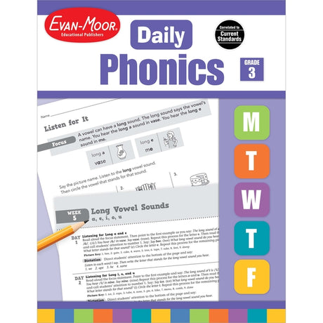Daily Phonics Grade 3 Te -- Evan-Moor Educational Publishers, Paperback