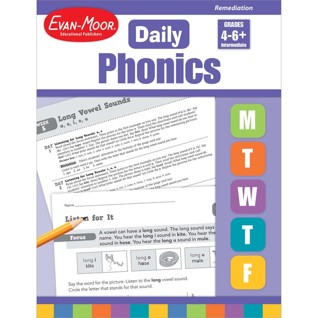 Daily Phonics Grade 4-6+ Te -- Evan-Moor Educational Publishers, Paperback