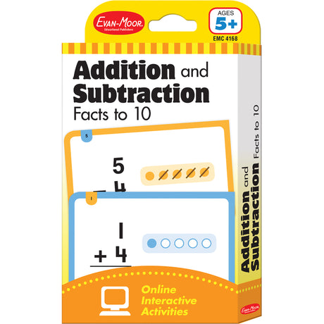Addition and Subtraction Facts to 10 - Flashcards -- Evan-Moor Educational Publishers, Other