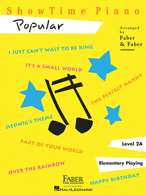 Showtime Piano Popular - Level 2a by Faber, Nancy