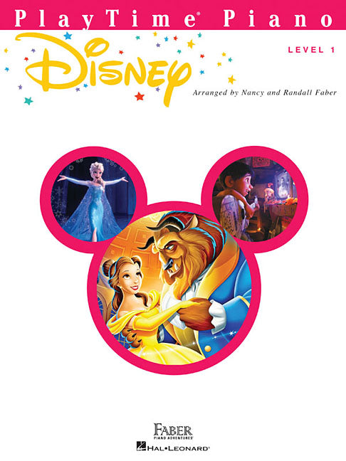 Playtime Piano Disney Easy Piano Sheet Music Fun Beginner Songs for Kids Level 1 Arrangements Includes Let It Go, Beauty and the Beast, the Lion King -- Hal Leonard Corp, Paperback